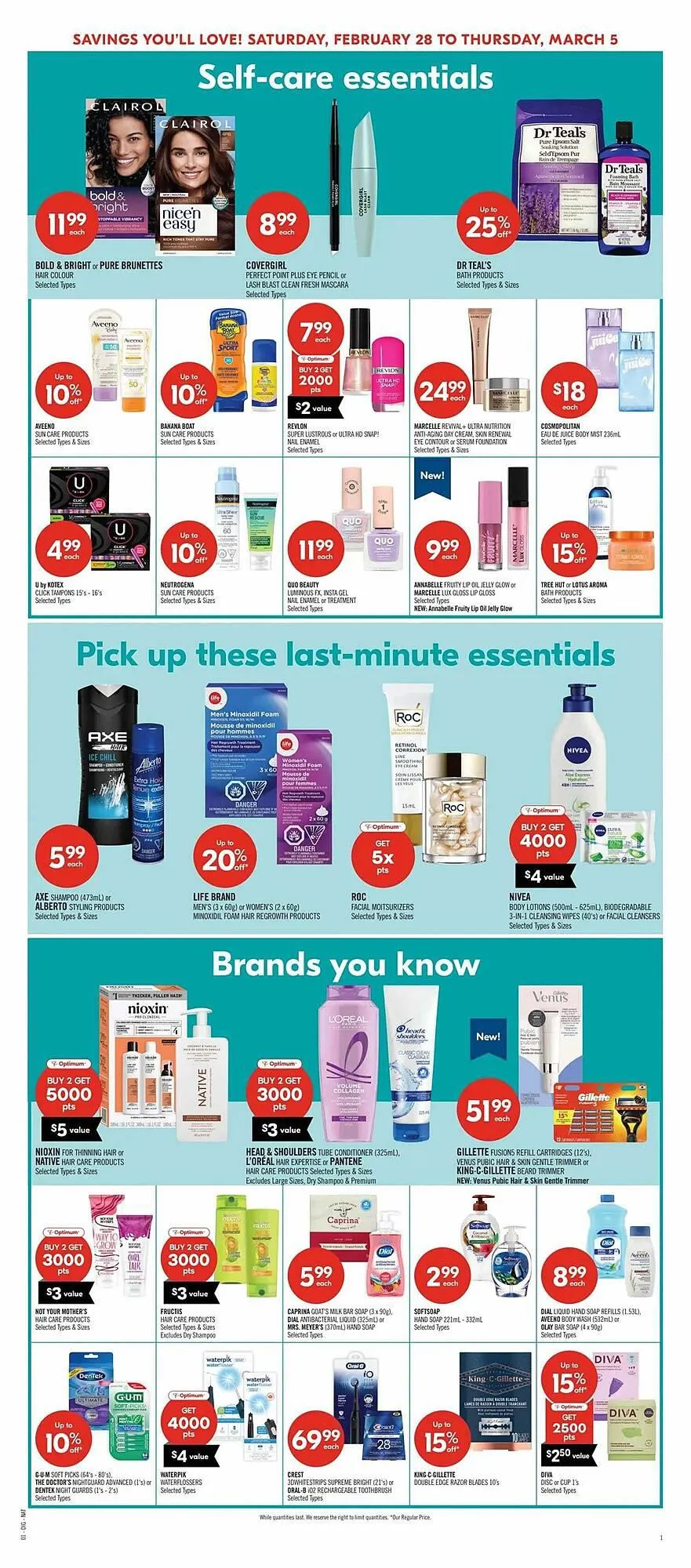 Shoppers Drug Mart flyer from February 26 to March 5 2026 - flyer page 16