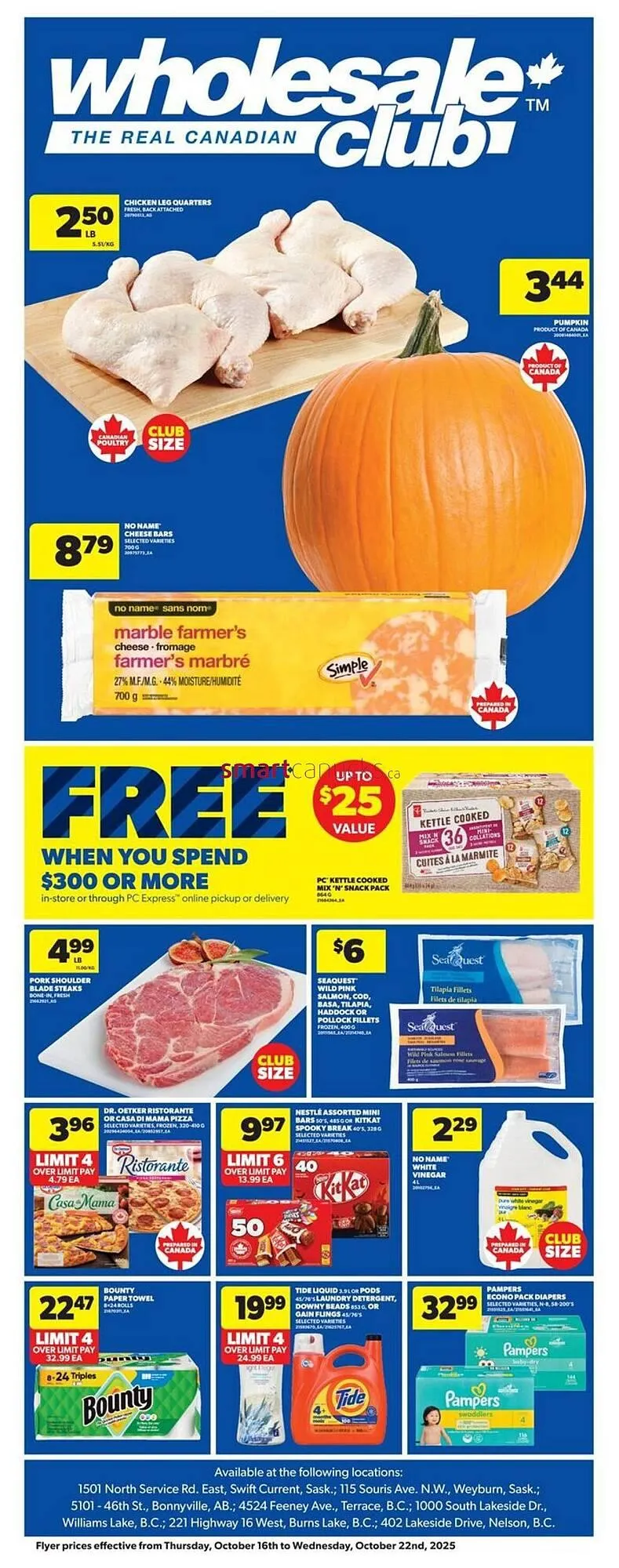 Real Canadian Superstore flyer from October 16 to October 22 2025 - flyer page 1