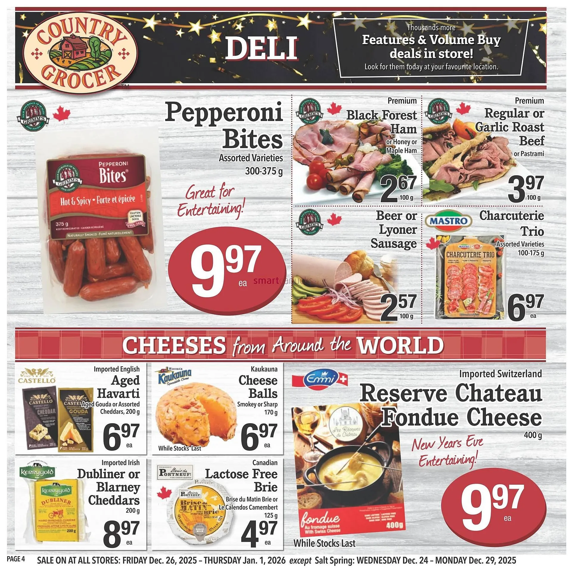 Country Grocer flyer from December 26 to January 1 2026 - flyer page 4