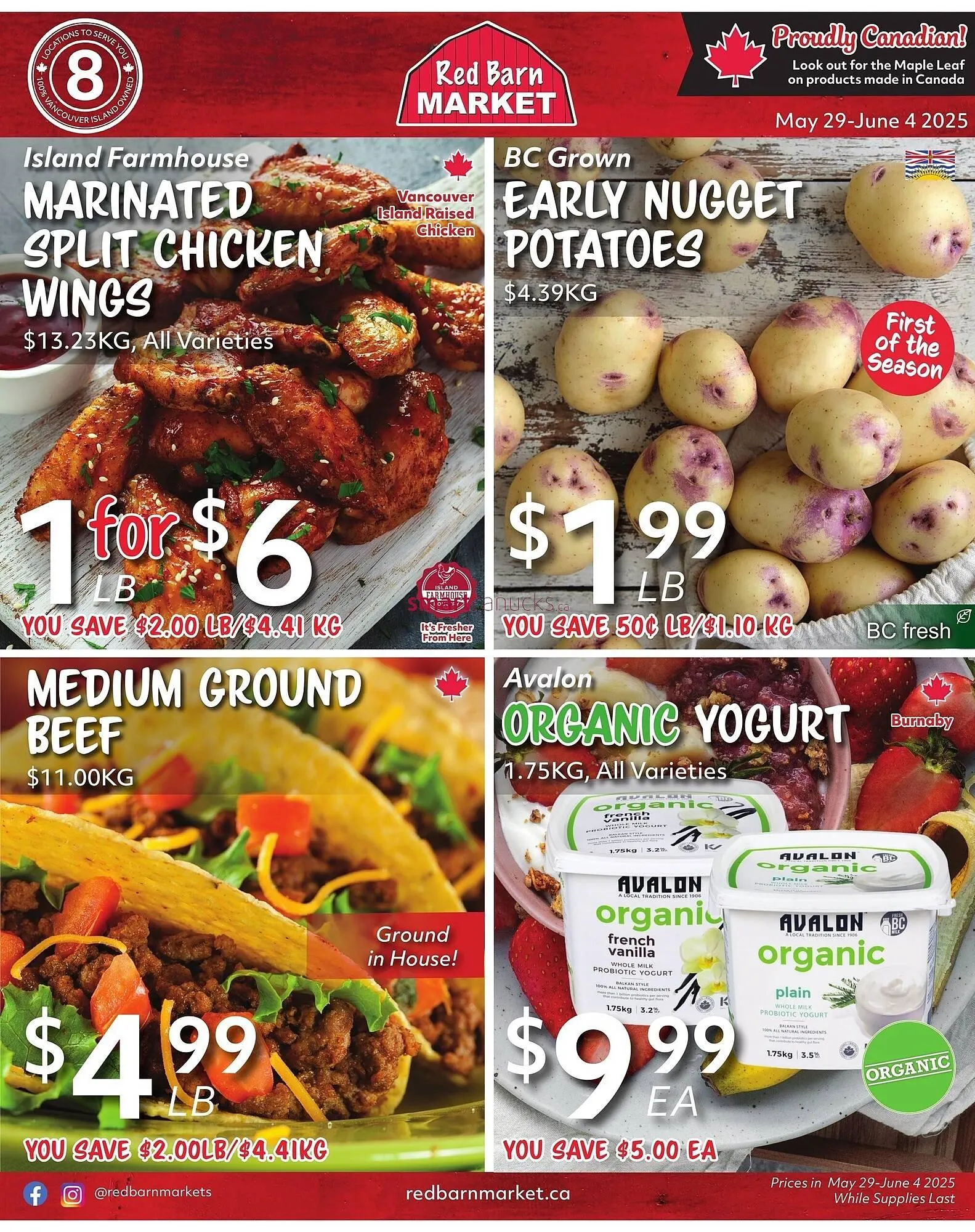 Red Barn Market flyer - 1