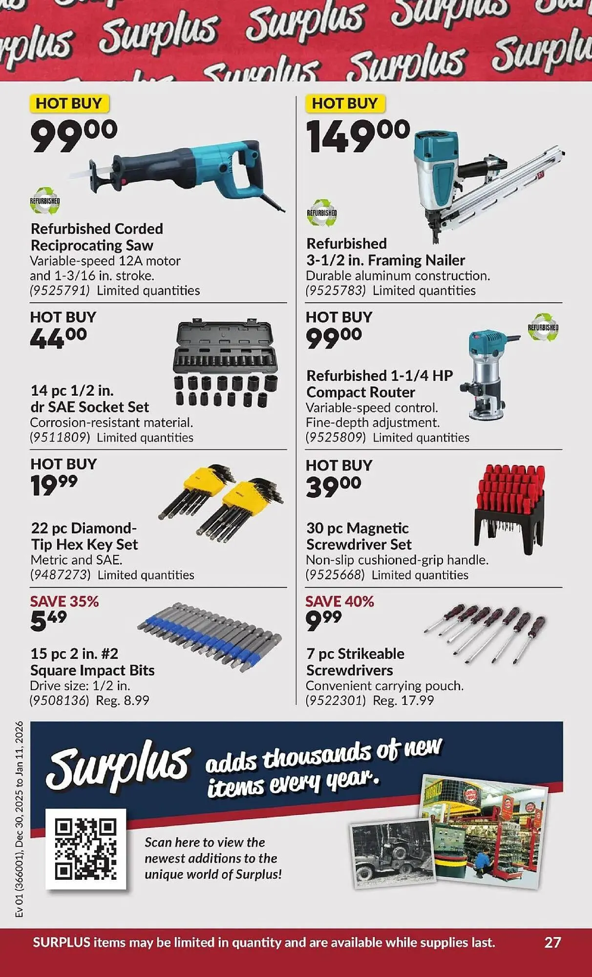 Princess Auto flyer from December 30 to January 11 2026 - flyer page 32