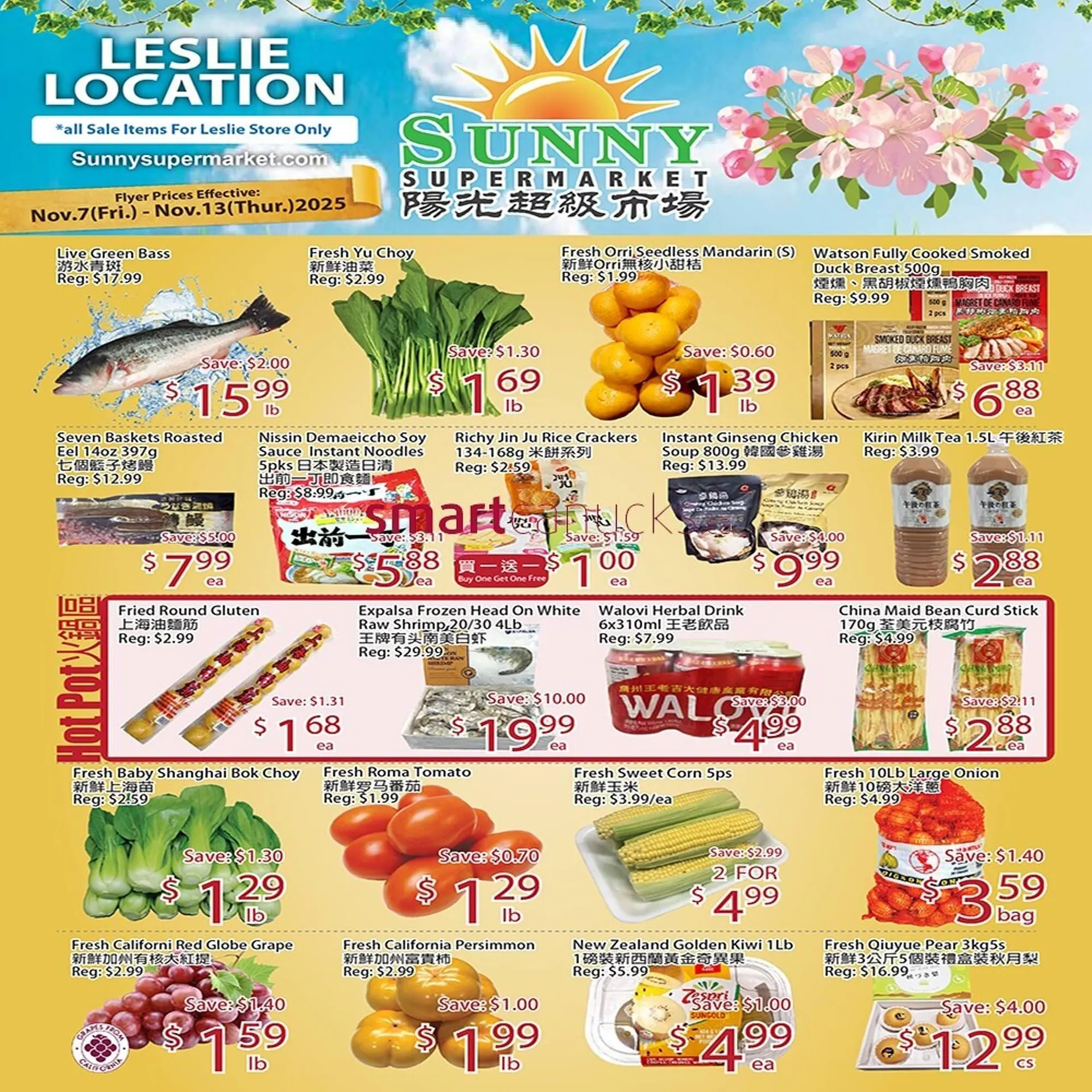 Sunny Food Mart flyer from November 6 to November 12 2025 - flyer page 1
