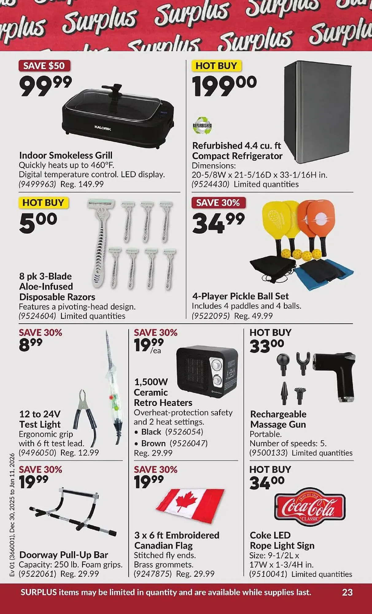 Princess Auto flyer from December 30 to January 11 2026 - flyer page 28