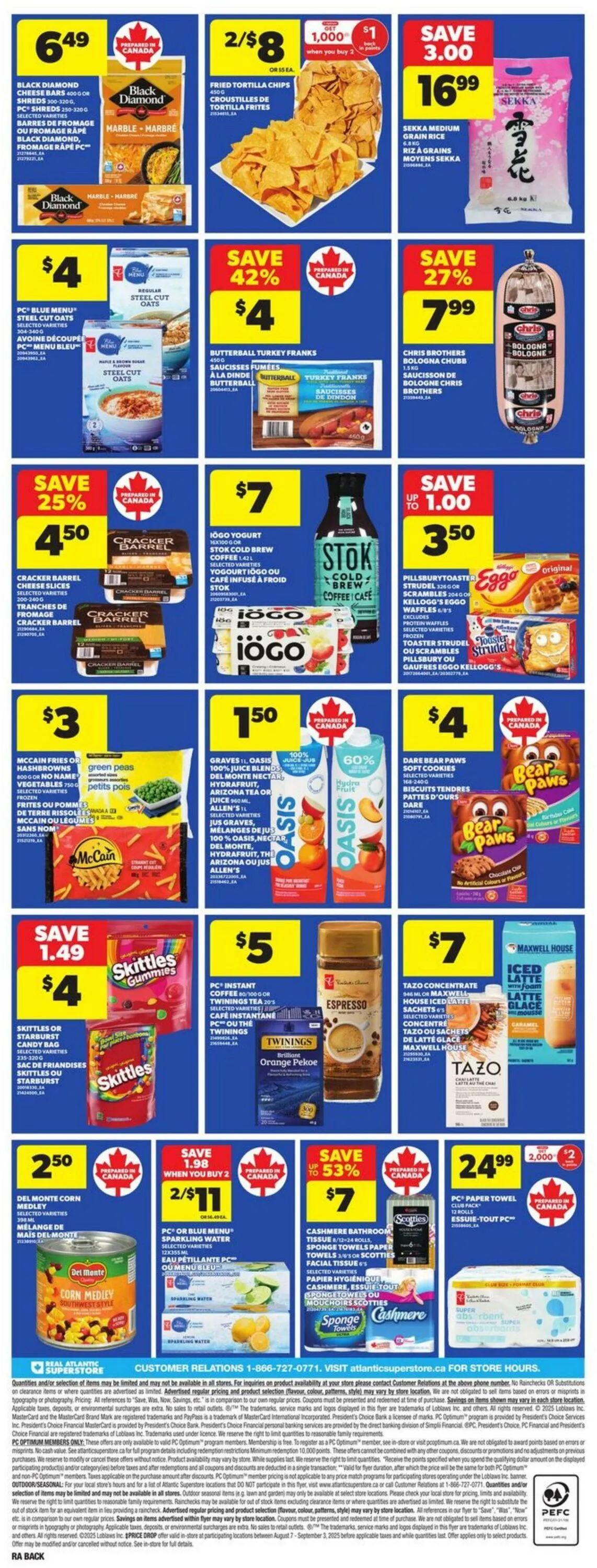 Atlantic Superstore Current flyer from August 14 to August 20 2025 - flyer page 4
