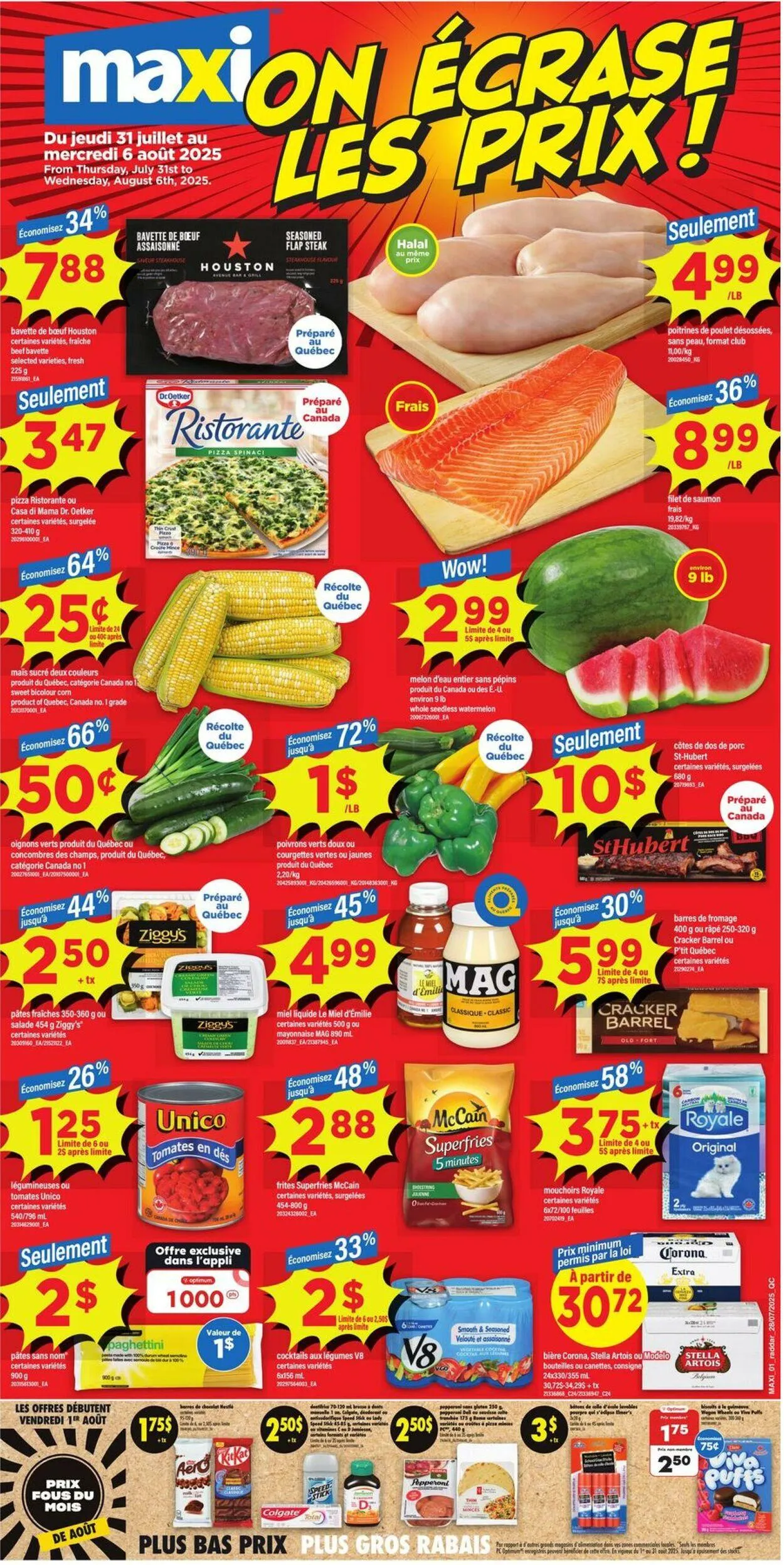Maxi Current flyer from July 31 to August 6 2025 - flyer page 1