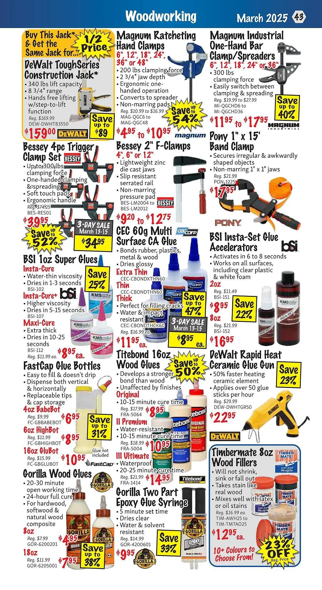 KMS Tools flyer from March 1 to March 31 2025 - flyer page 43