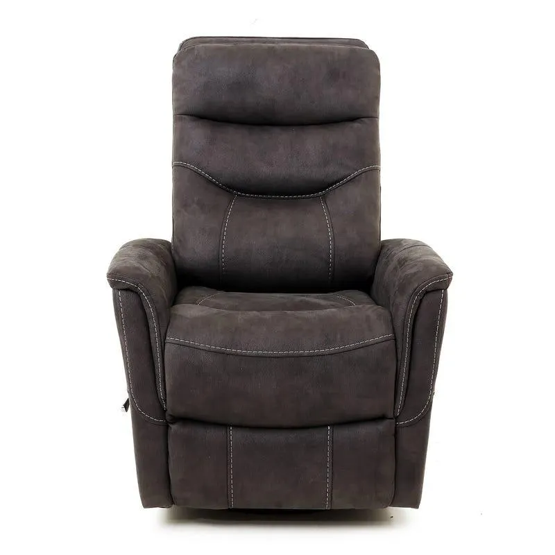 Fauteuil pivotant inclinable en tissu