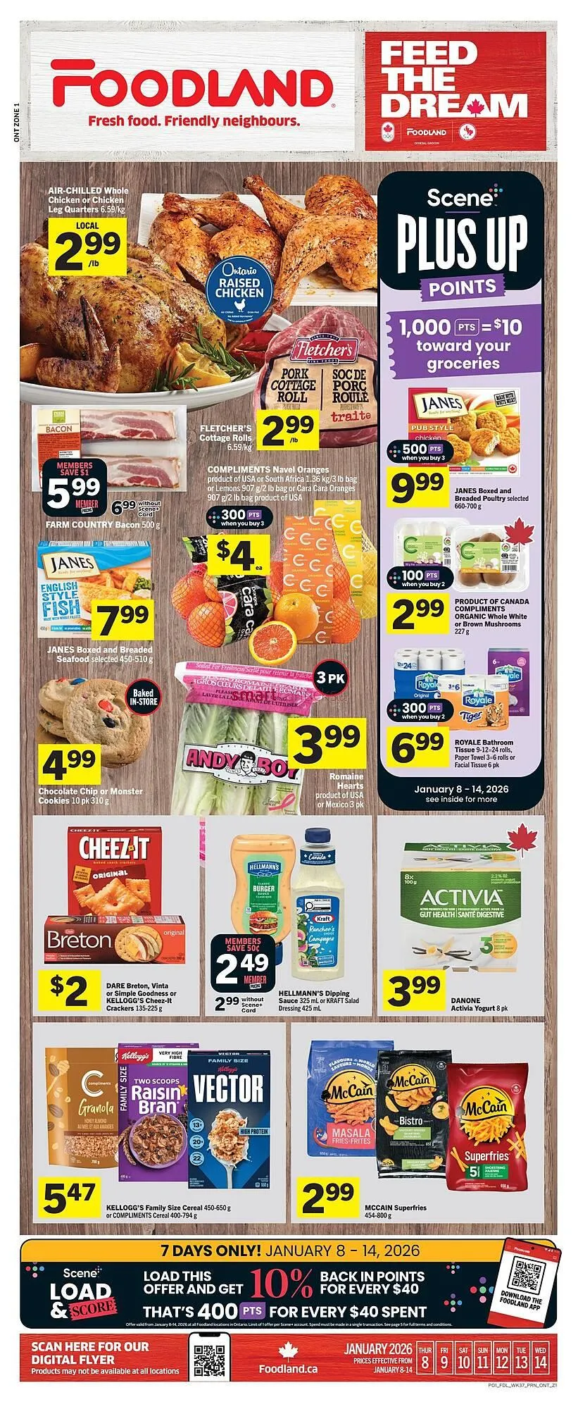 Foodland flyer from January 8 to January 14 2026 - flyer page 1