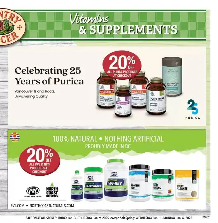 Offers for bargain hunters from January 1 to January 8 2025 - flyer page 11