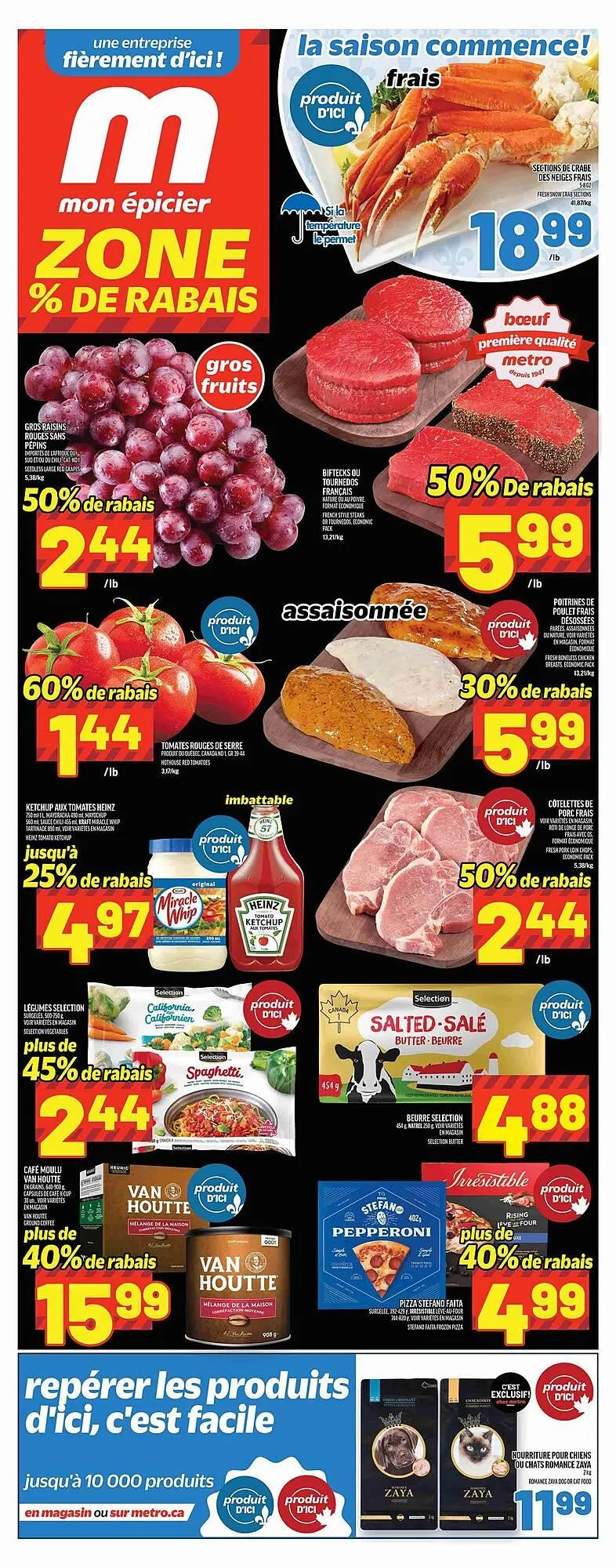 Metro flyer from April 1 to May 1 2025 - flyer page 1