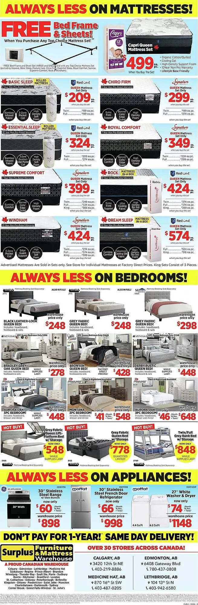 Surplus Furniture flyer from February 9 to February 17 2026 - flyer page 2