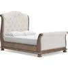 Ardenfield Sleigh Bed - Light Brown