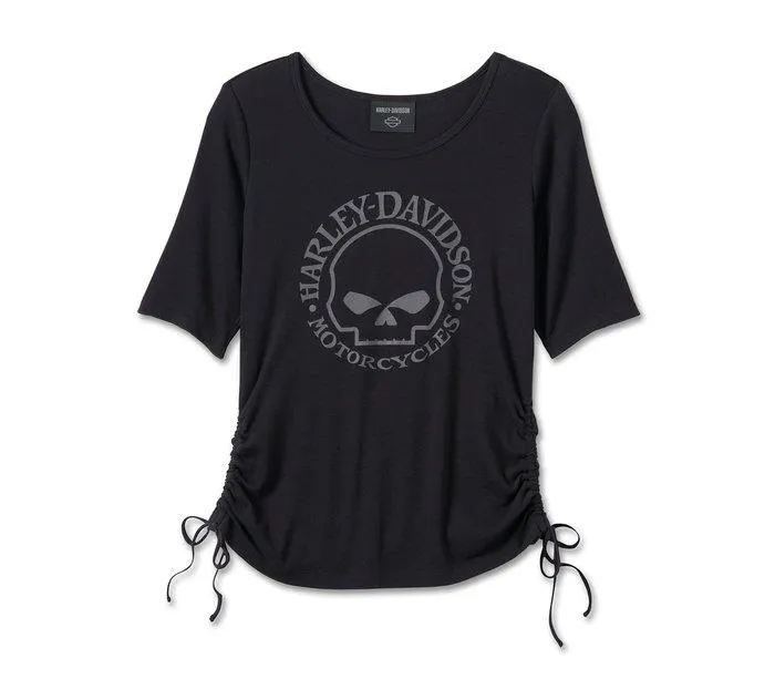 Women's Willie G Skull Tie Knit Top