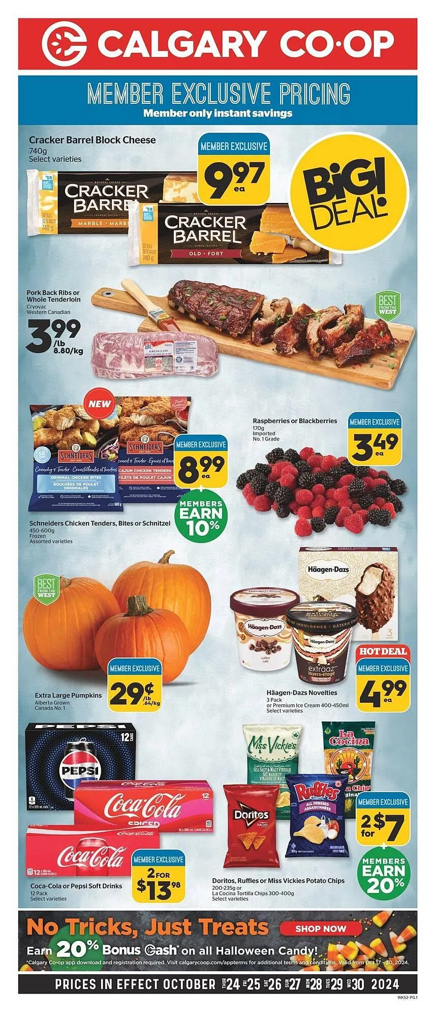 Calgary Co-op flyer from October 23 to October 29 2024 - flyer page 1