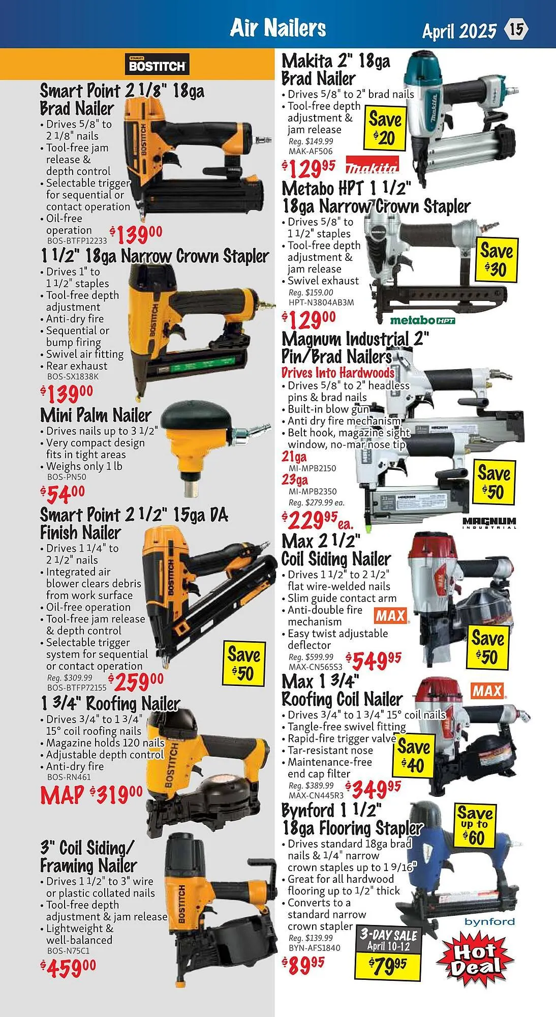 KMS Tools flyer from April 1 to April 30 2025 - flyer page 15