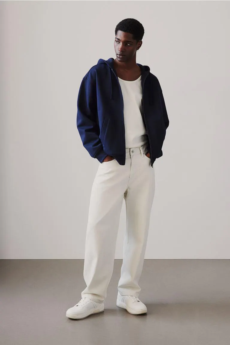 Loose Fit Hooded Jacket