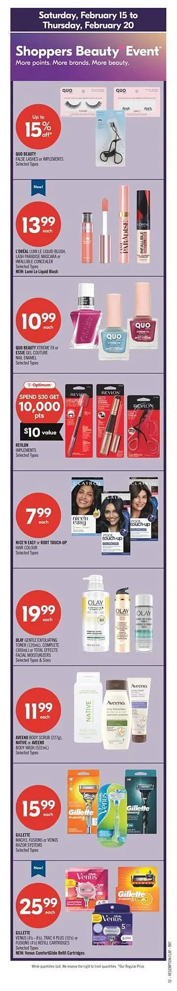 Shoppers Drug Mart flyer from February 15 to February 21 2025 - flyer page 3
