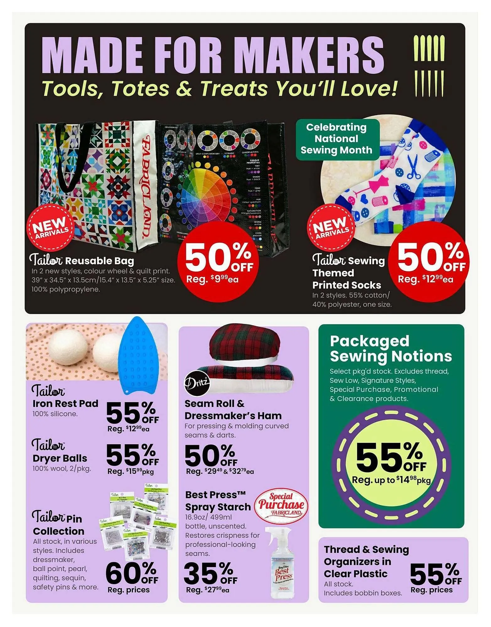 Fabricland flyer from September 1 to September 15 2025 - flyer page 10