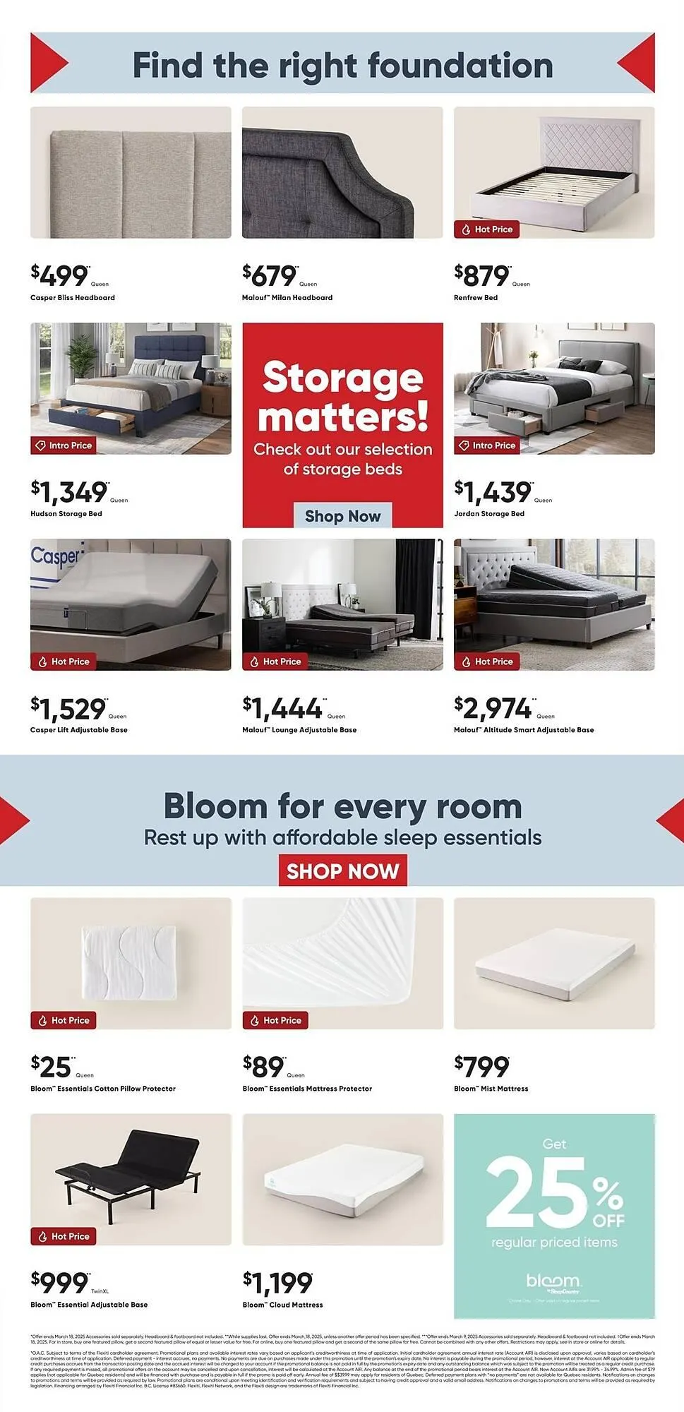 Sleep Country flyer from March 2 to March 15 2025 - flyer page 4