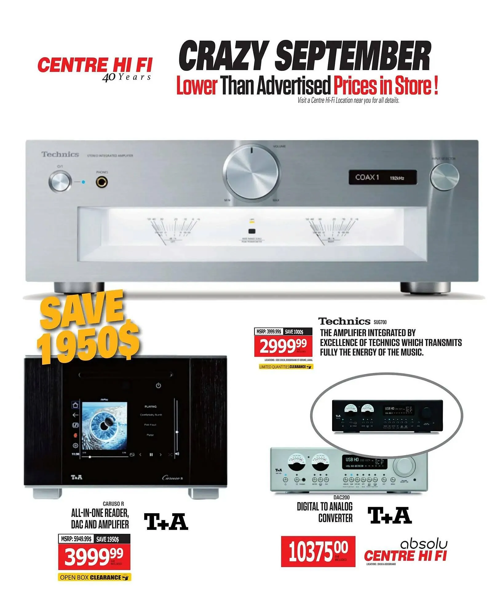 Centre Hi-Fi flyer from September 26 to October 2 2025 - flyer page 40