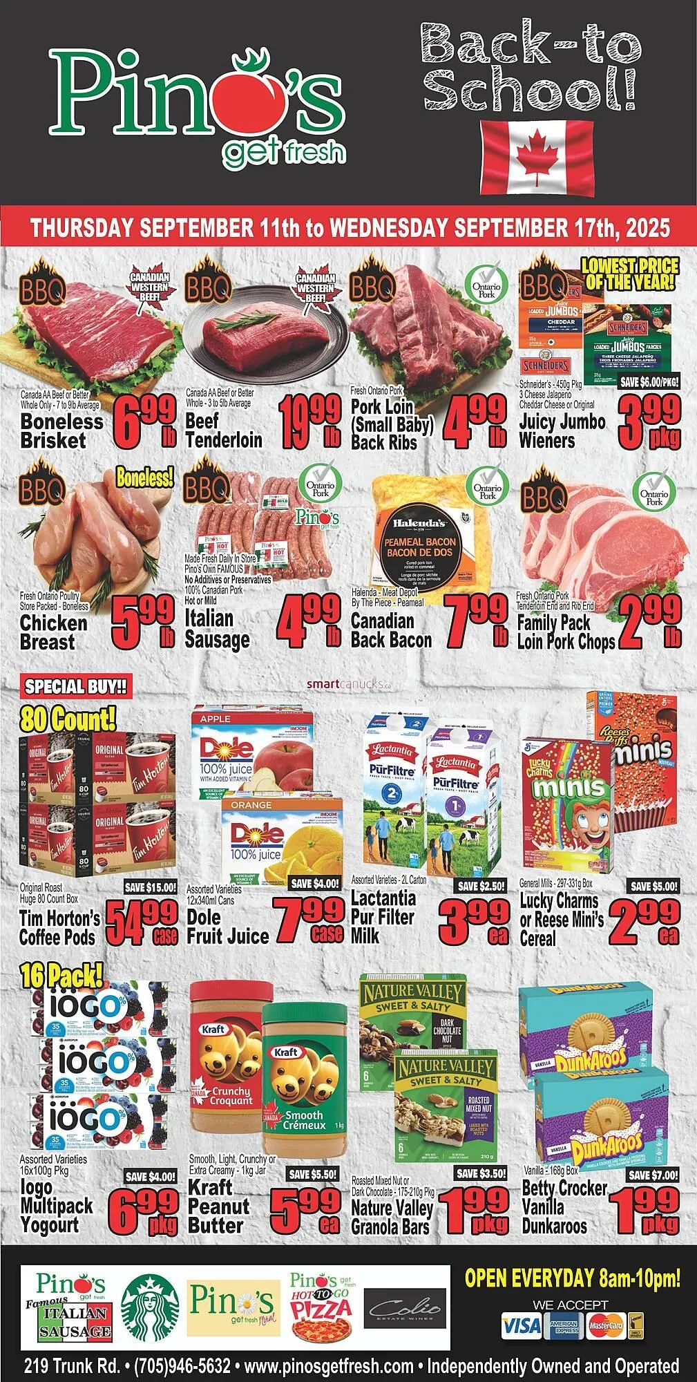 Pino's flyer from September 11 to September 17 2025 - flyer page 1