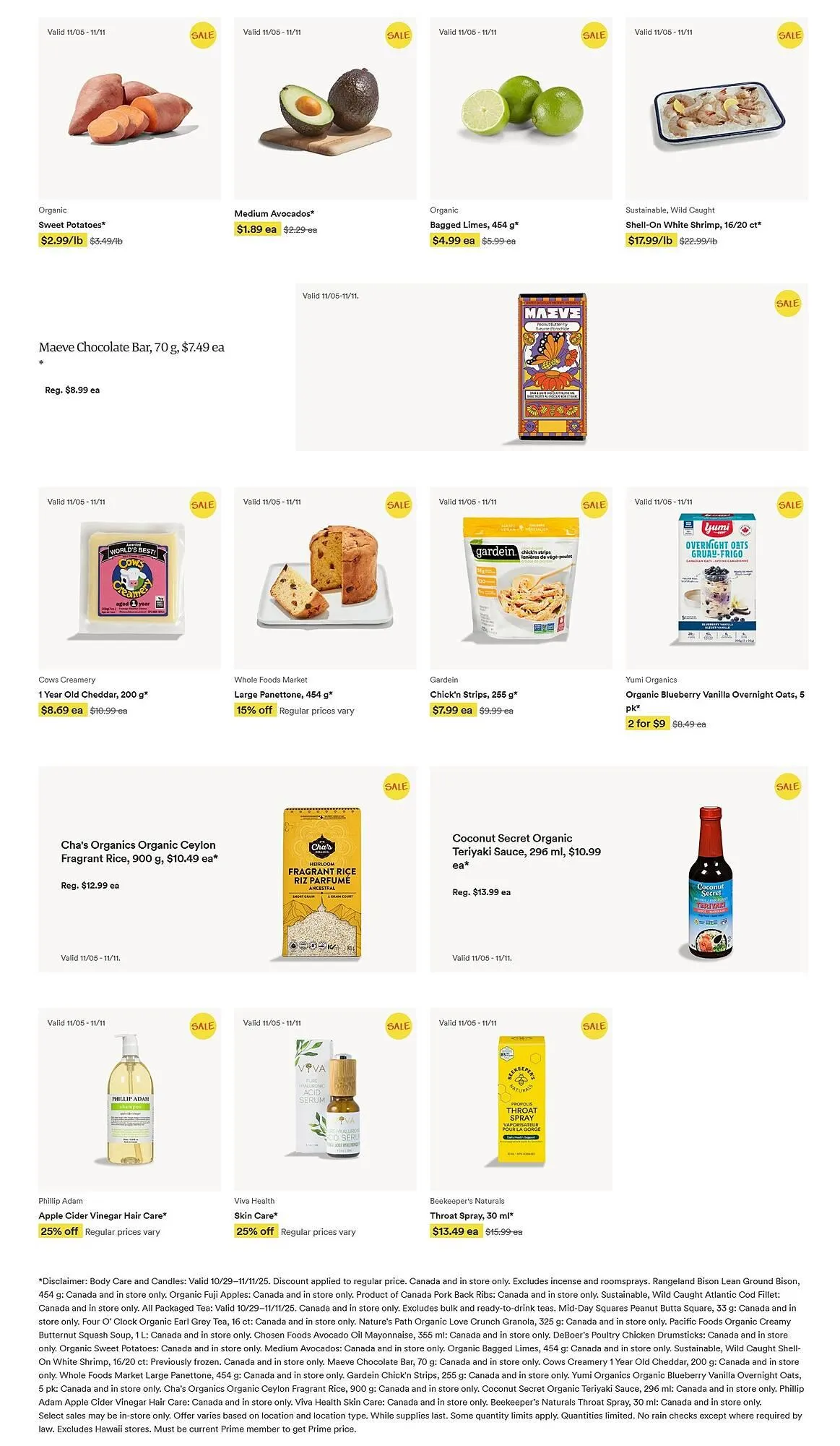 Whole Foods Market flyer from November 5 to November 11 2025 - flyer page 2