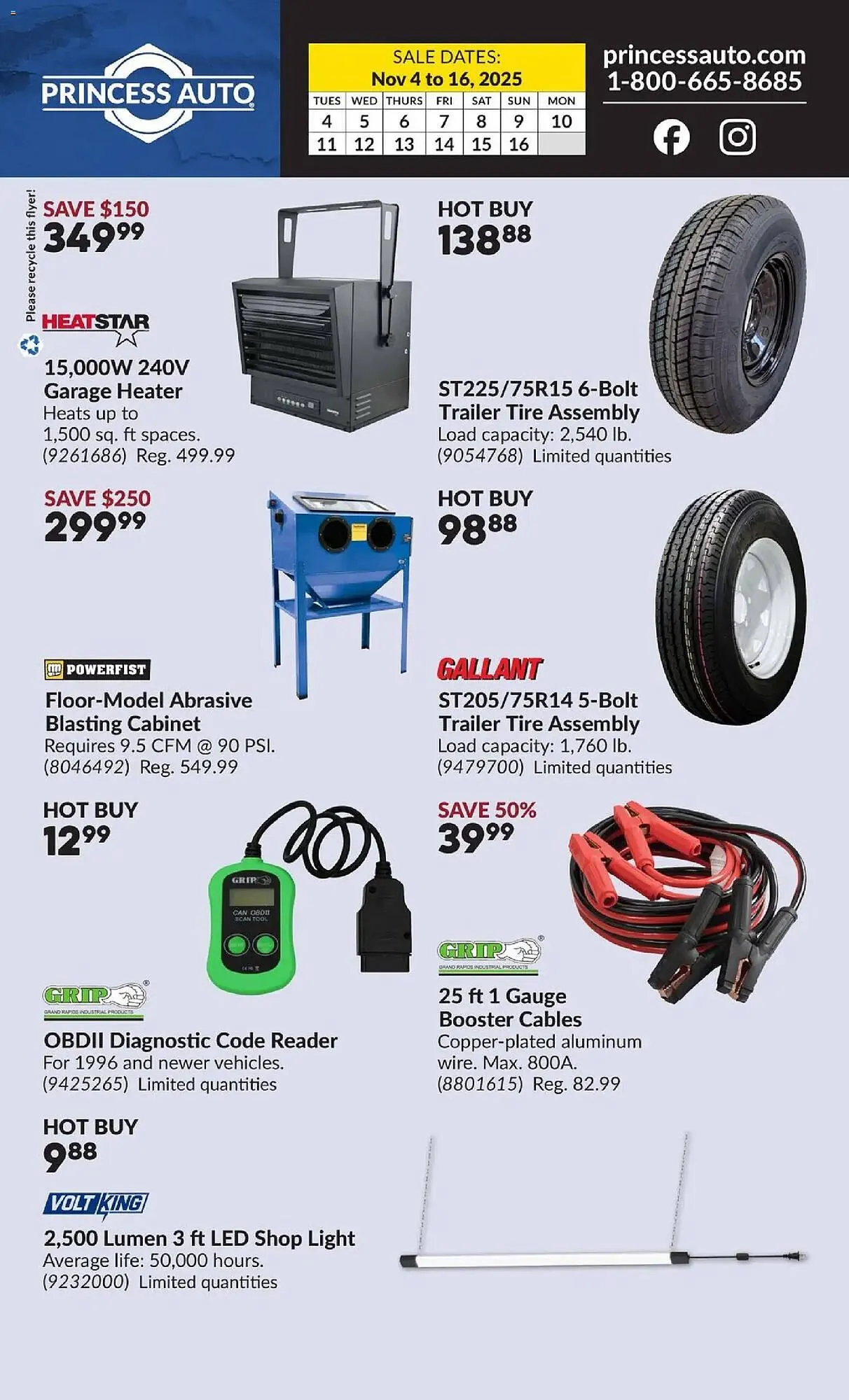 Princess Auto flyer from November 4 to November 17 2025 - flyer page 2