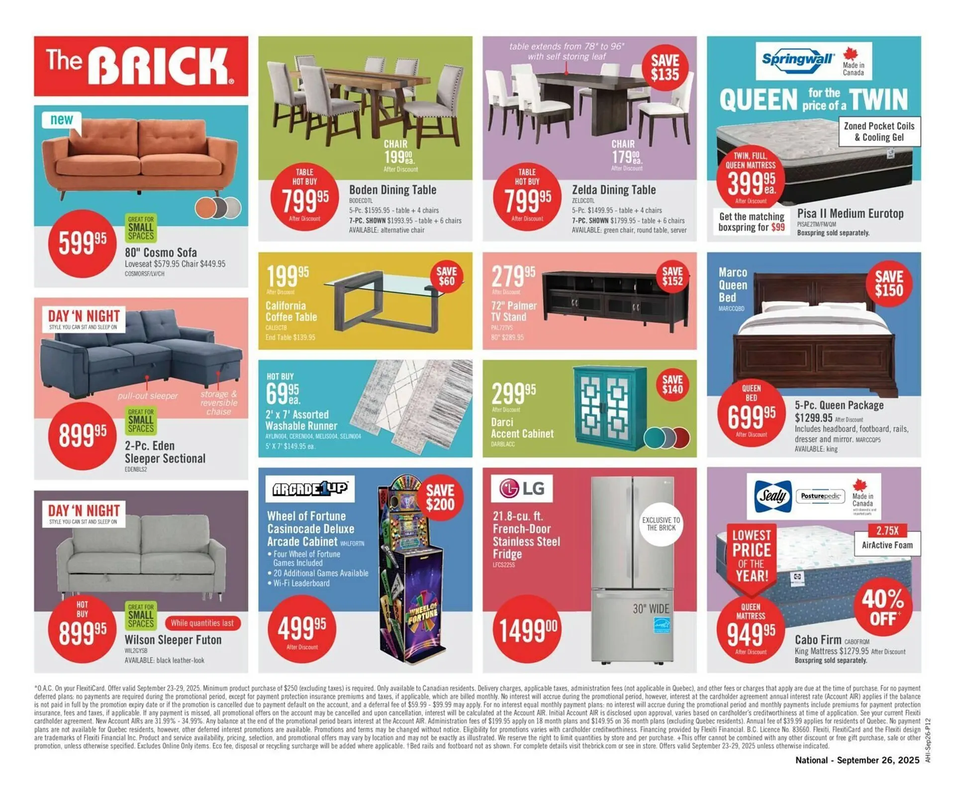 The Brick flyer from September 23 to September 30 2025 - flyer page 20