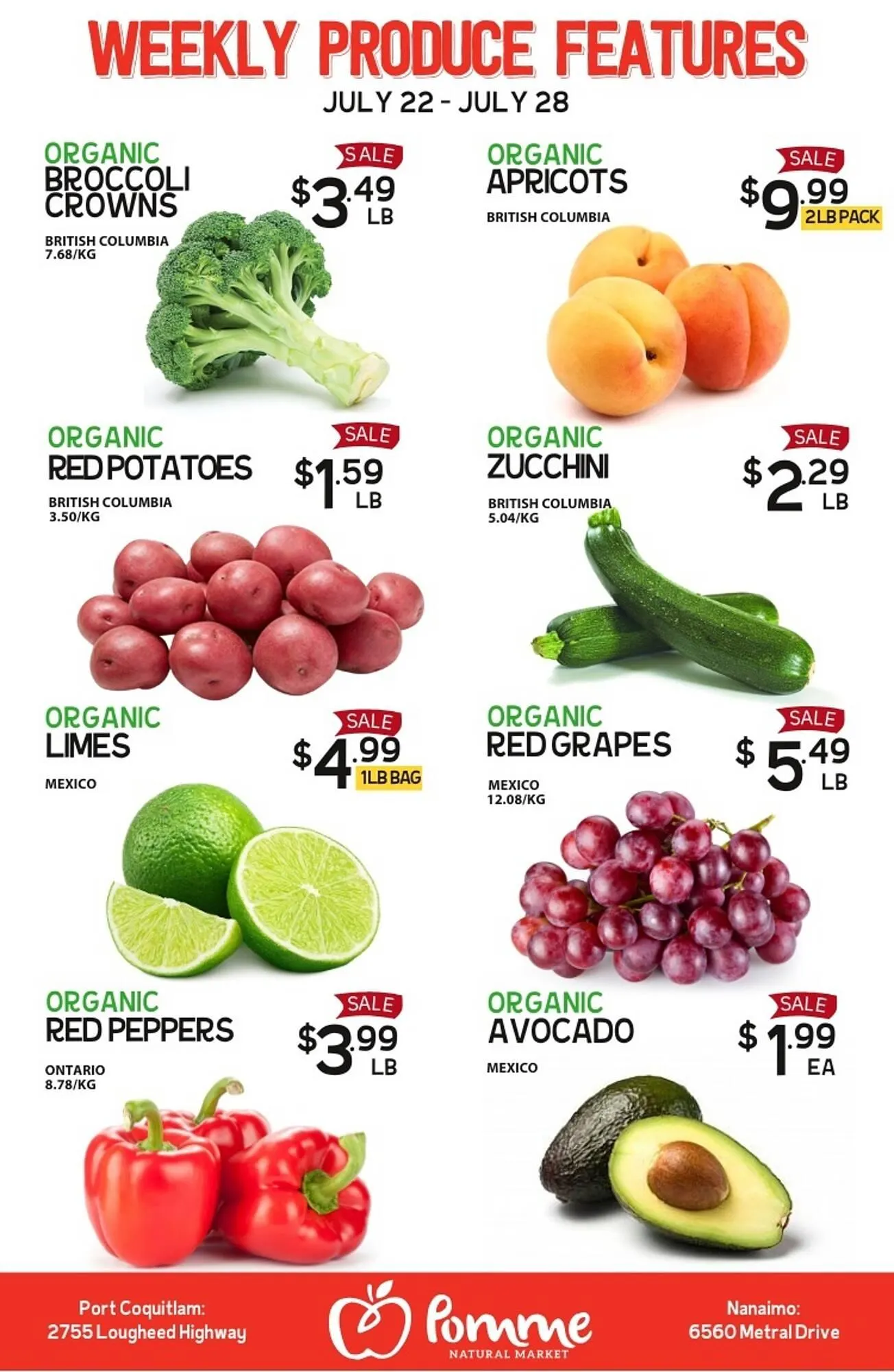 Pomme Natural Market flyer - 1