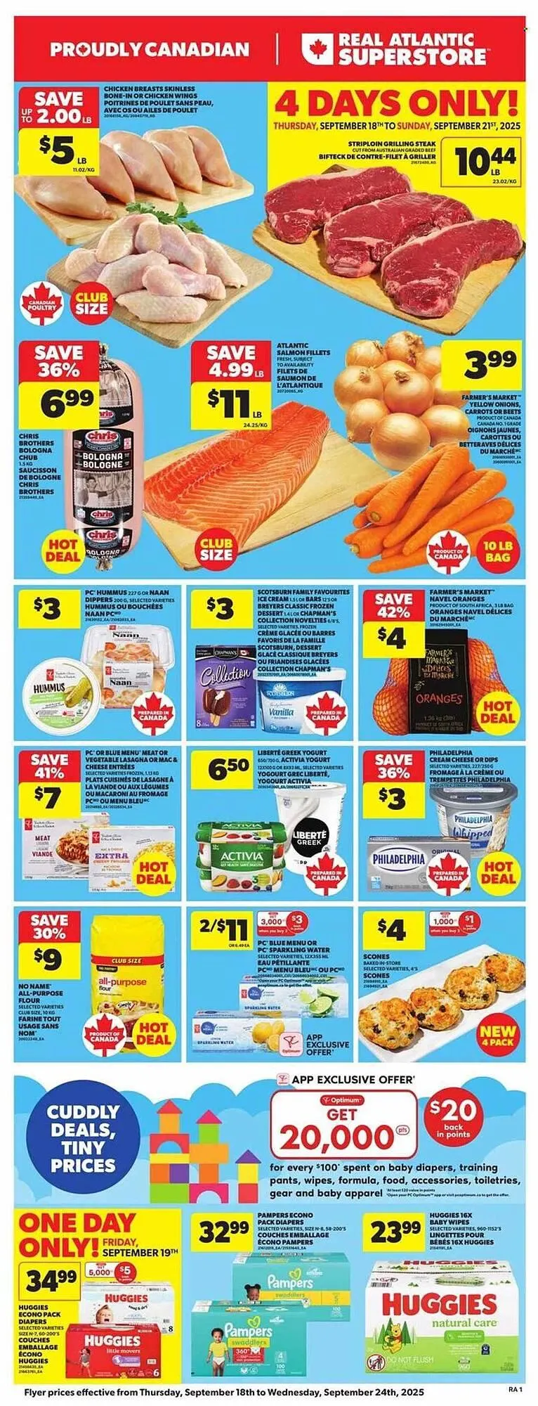 Atlantic Superstore flyer from September 18 to September 21 2025 - flyer page 1