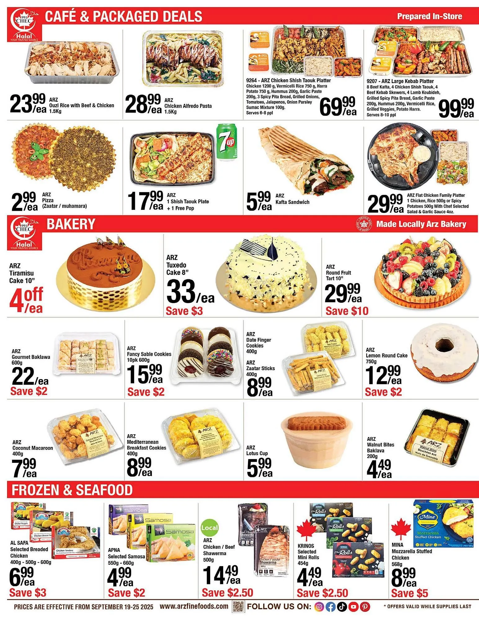 Arz Fine Foods flyer from September 19 to September 25 2025 - flyer page 2