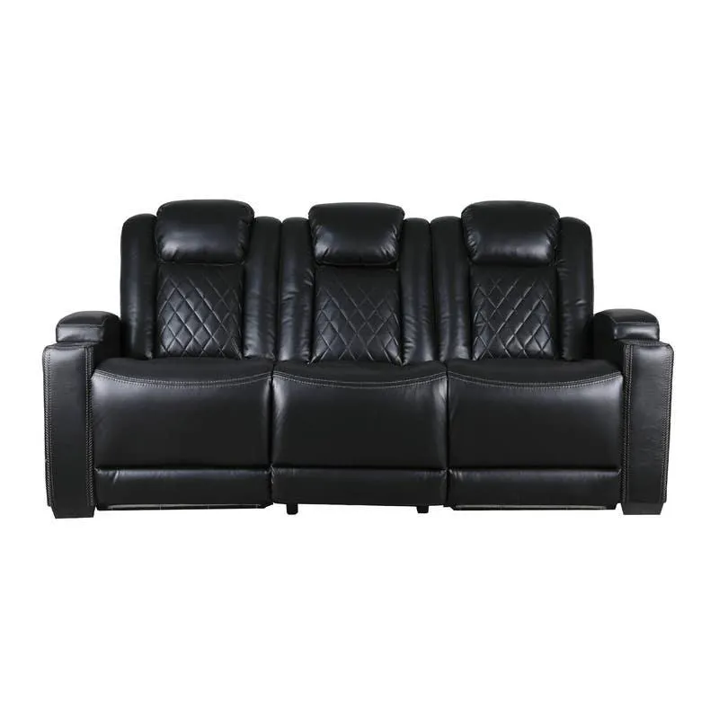 Sofa modulaire électrique inclinable avec dossier rabattable et lumières de lecture - 3 mcx