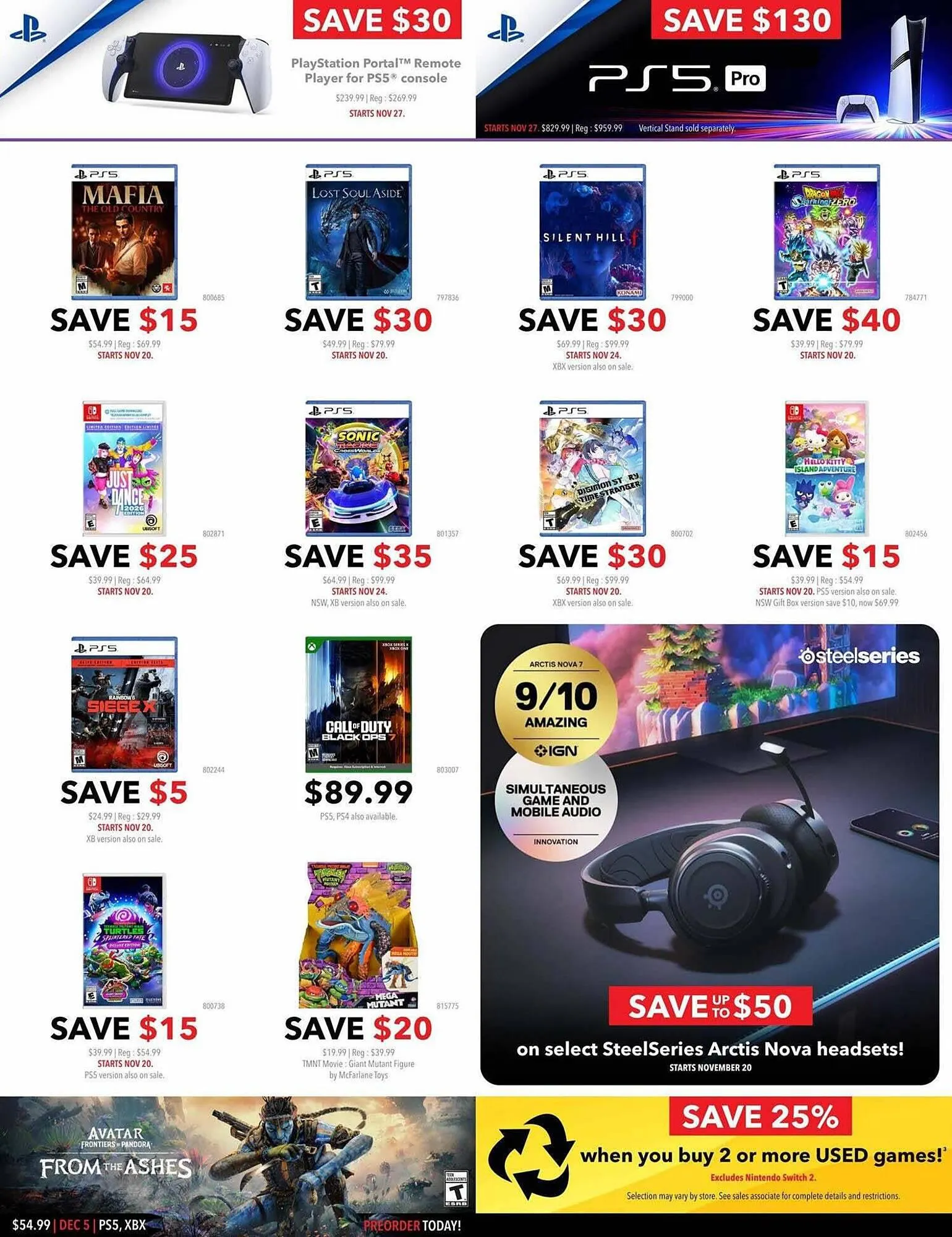 GameStop flyer from November 21 to November 26 2025 - flyer page 3