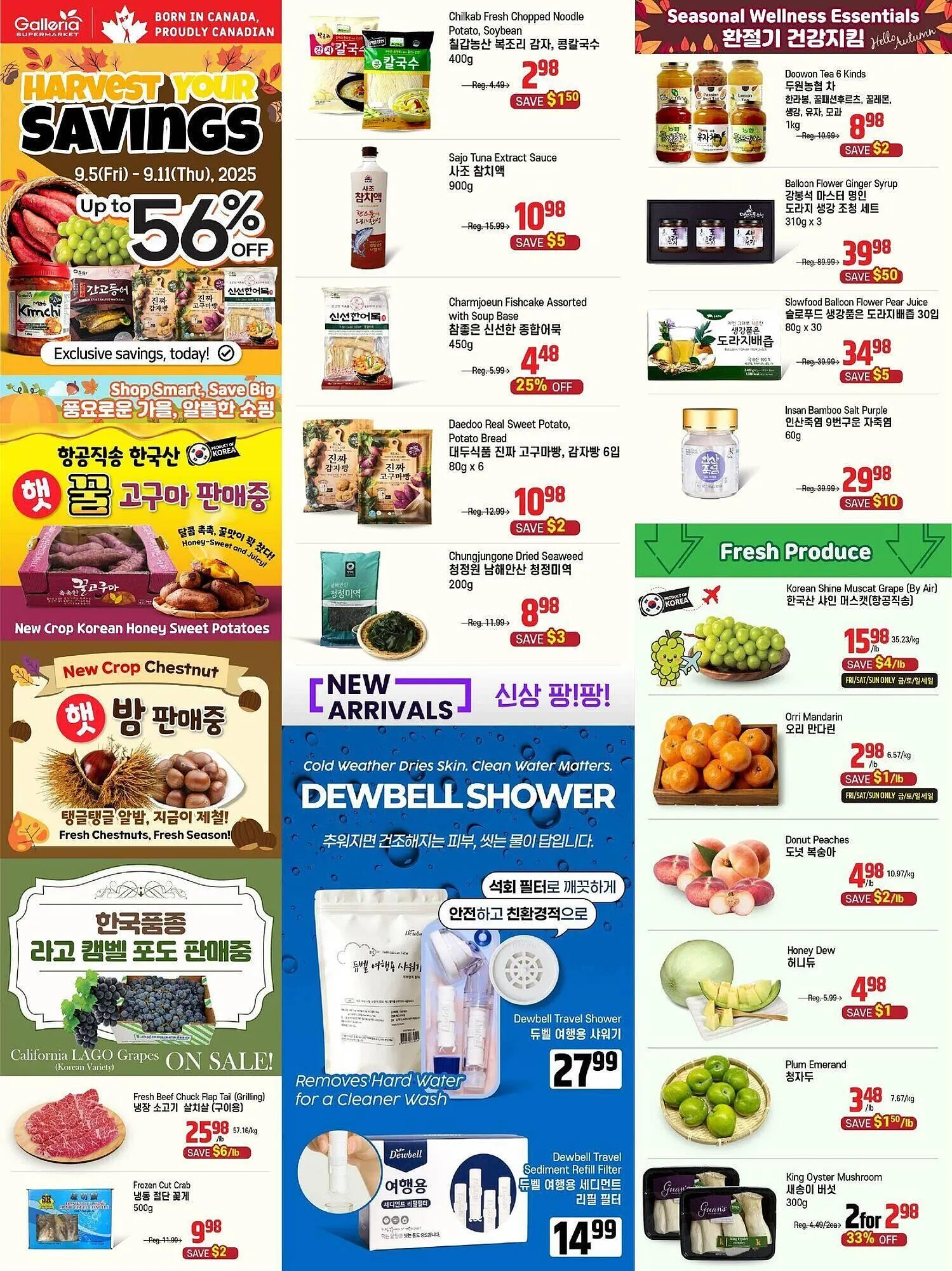 Galleria Supermarket flyer from September 5 to September 12 2025 - flyer page 1