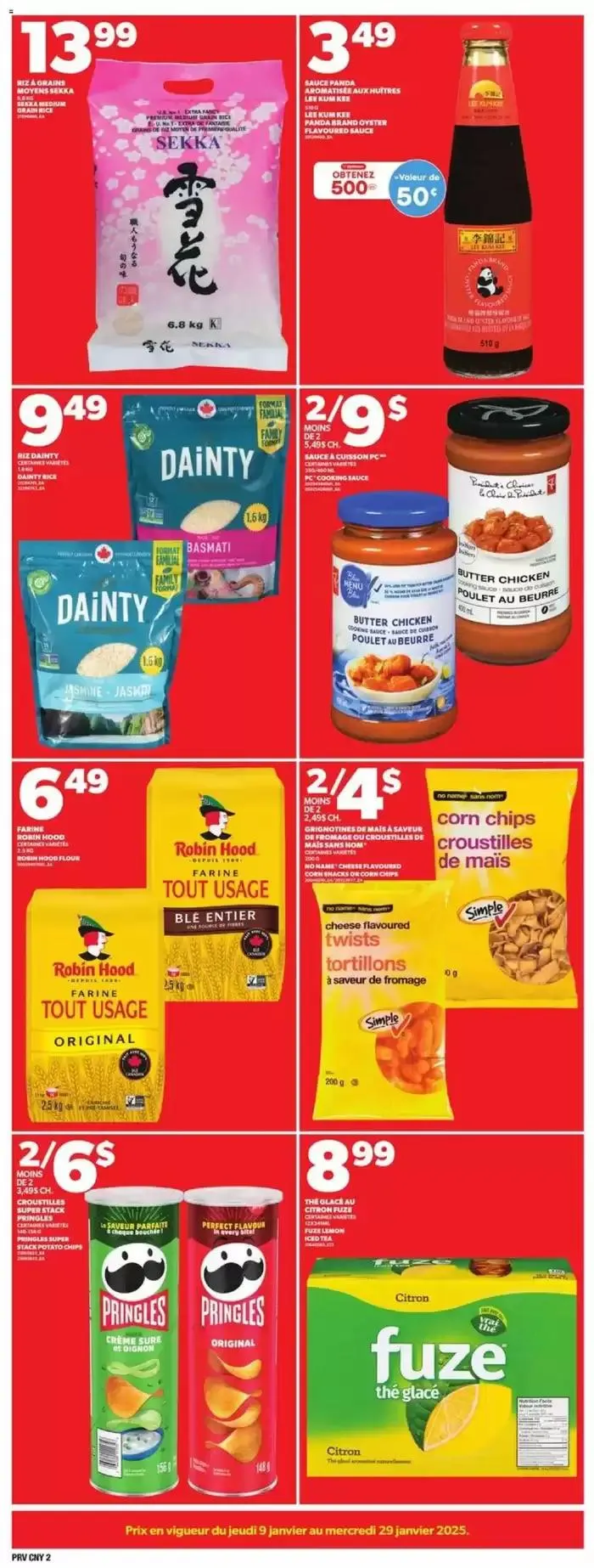 Current special promotions from January 9 to January 29 2025 - flyer page 3