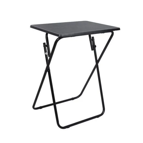 Table pliante noire en MDF