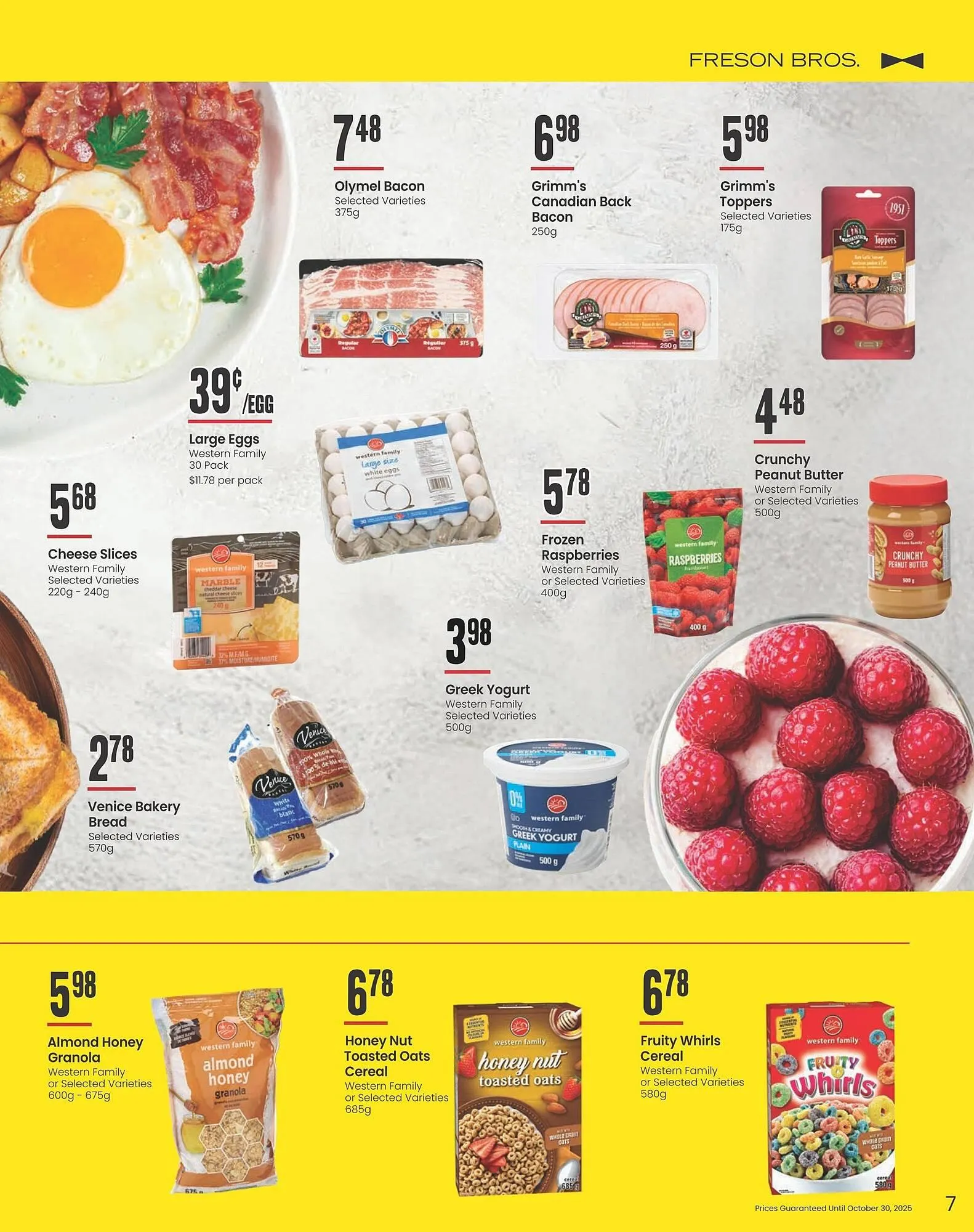 Freson Bros flyer from September 26 to October 30 2025 - flyer page 7
