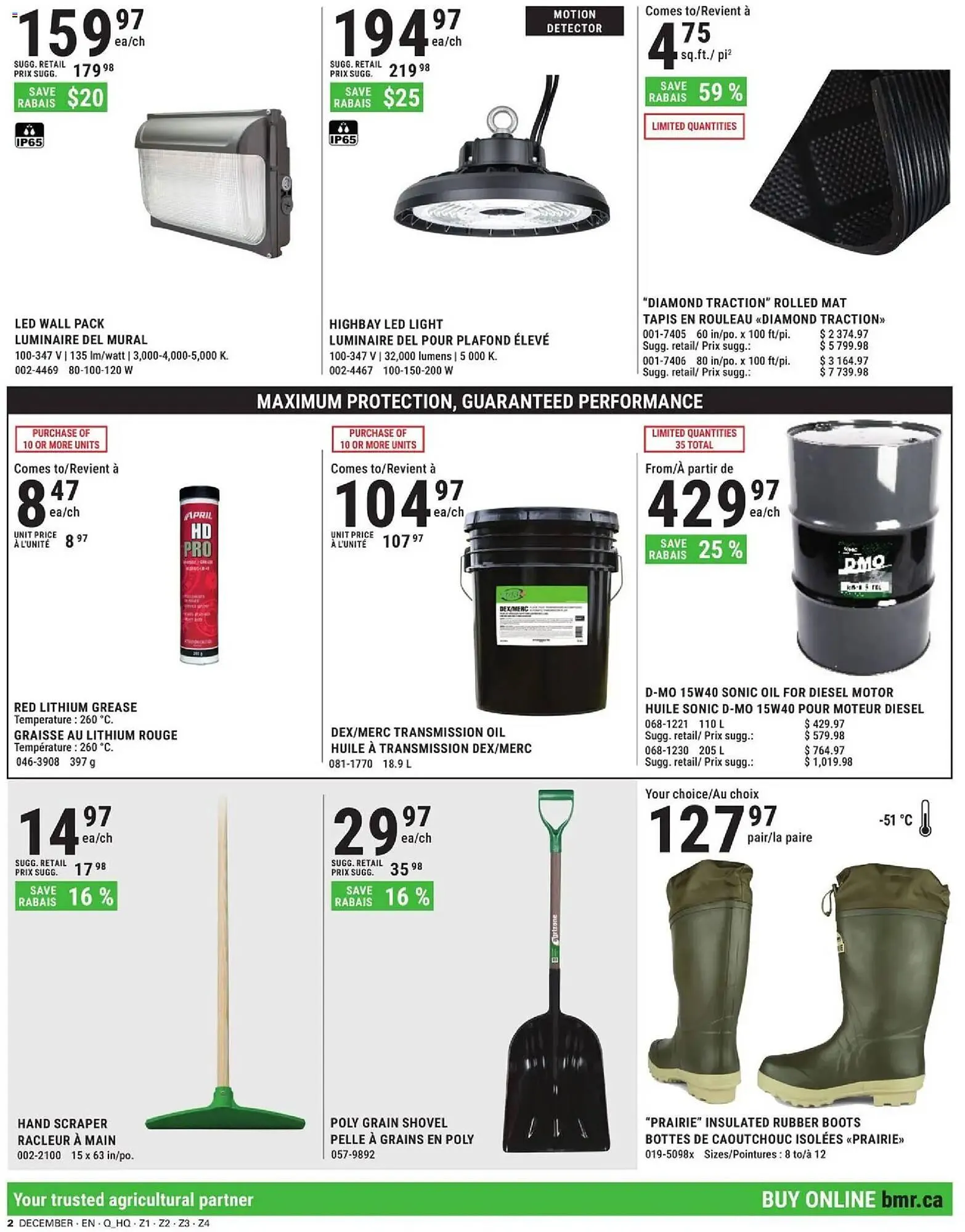 BMR flyer from December 4 to January 1 2026 - flyer page 2