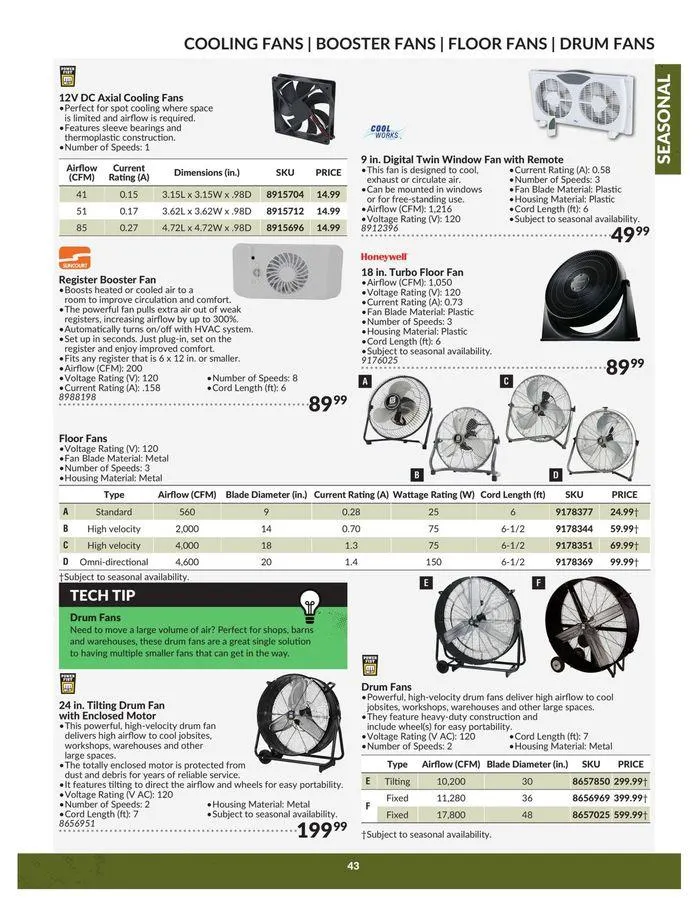 Seasonal Catalogue from April 23 to April 22 2025 - flyer page 43