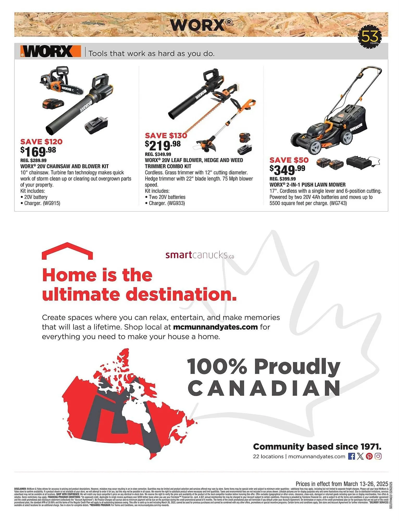 McMunn & Yates Building Supplies flyer from March 14 to March 20 2025 - flyer page 10