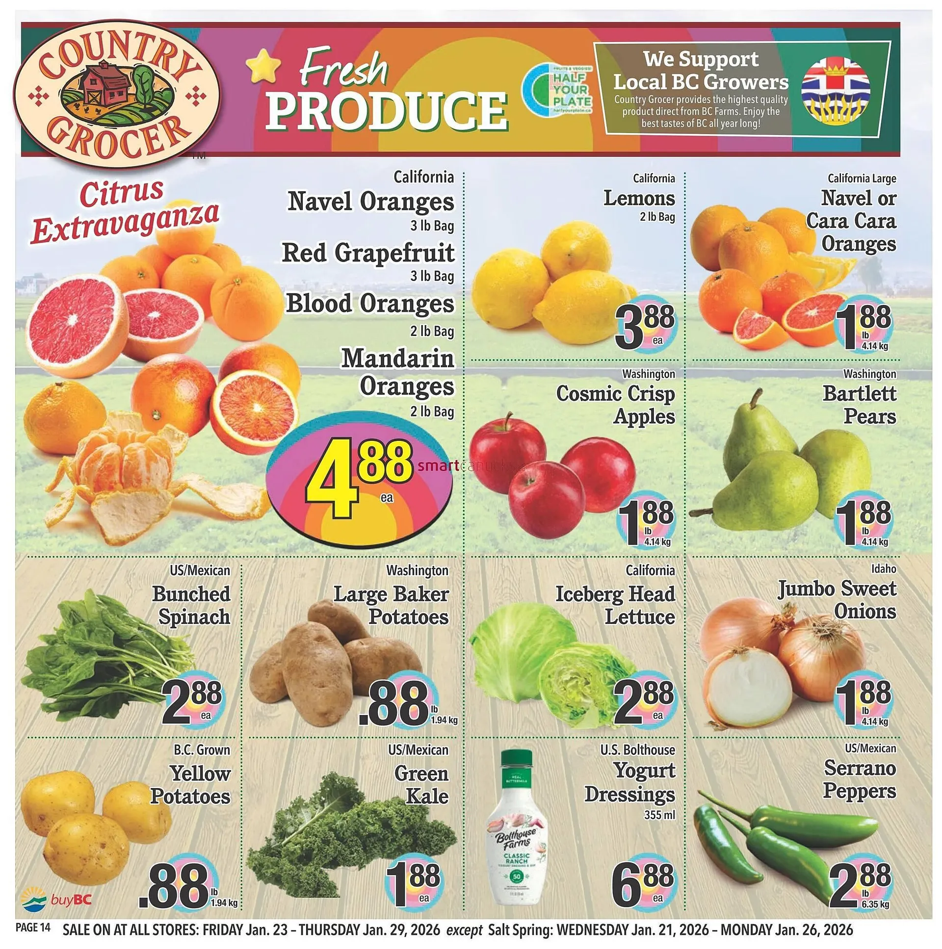 Country Grocer flyer from January 23 to January 29 2026 - flyer page 14