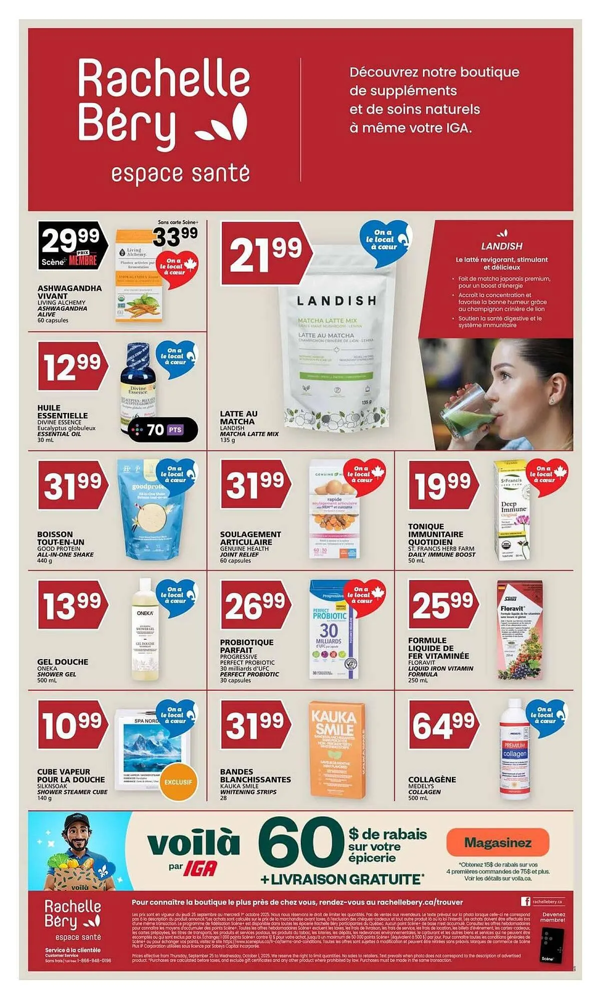 Rachelle-Bery Pharmacy flyer from September 25 to October 2 2025 - flyer page 1