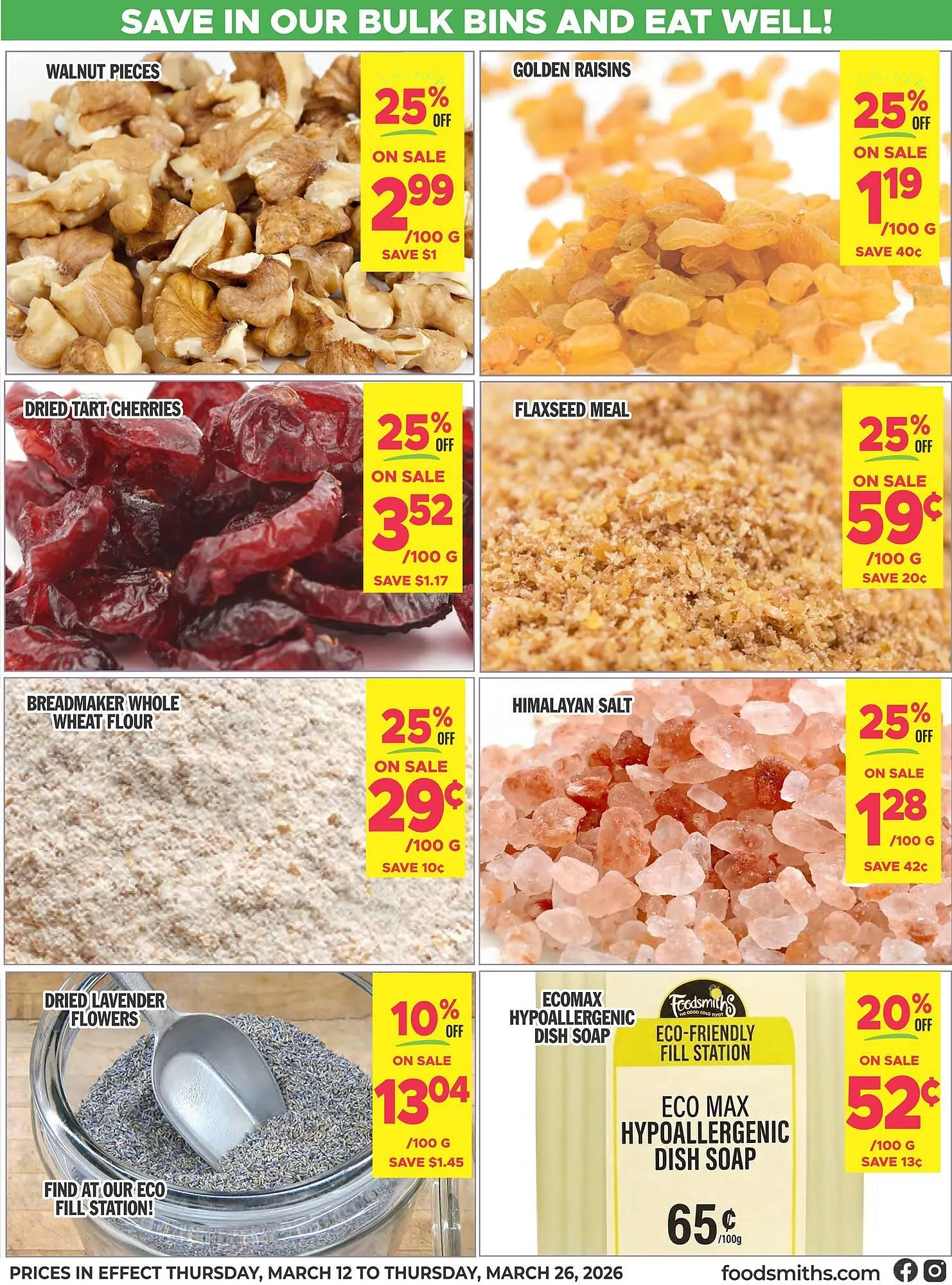 Foodsmiths flyer from March 12 to March 26 2026 - flyer page 9