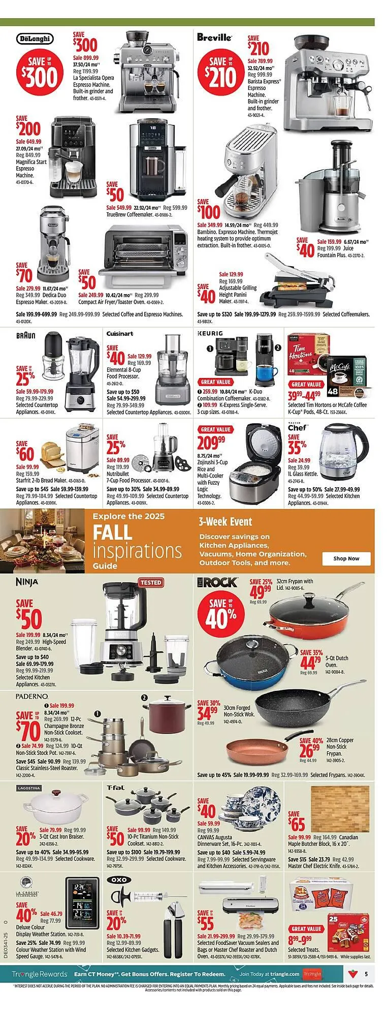 Canadian Tire flyer from October 2 to October 8 2025 - flyer page 5
