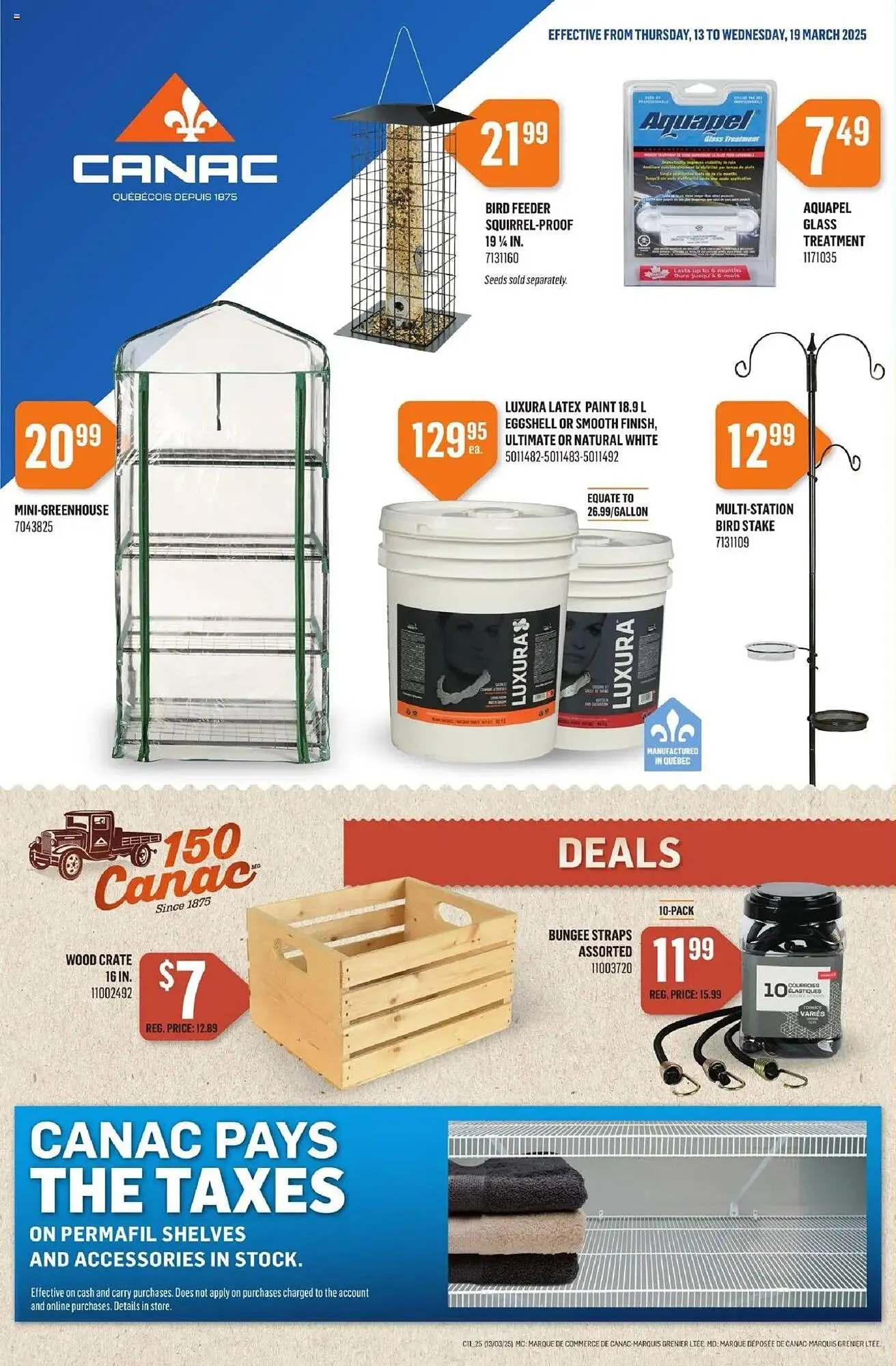 Canac flyer from March 13 to March 19 2025 - flyer page 1