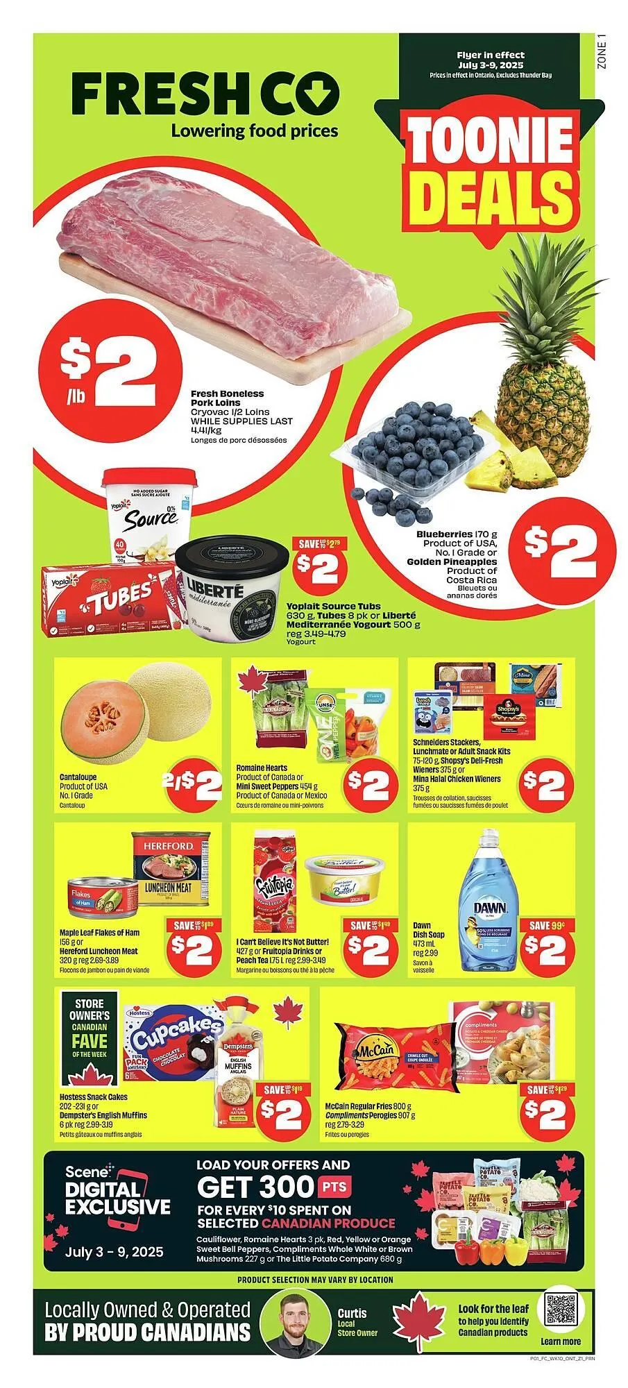 FreshCo flyer from July 4 to July 11 2025 - flyer page 1