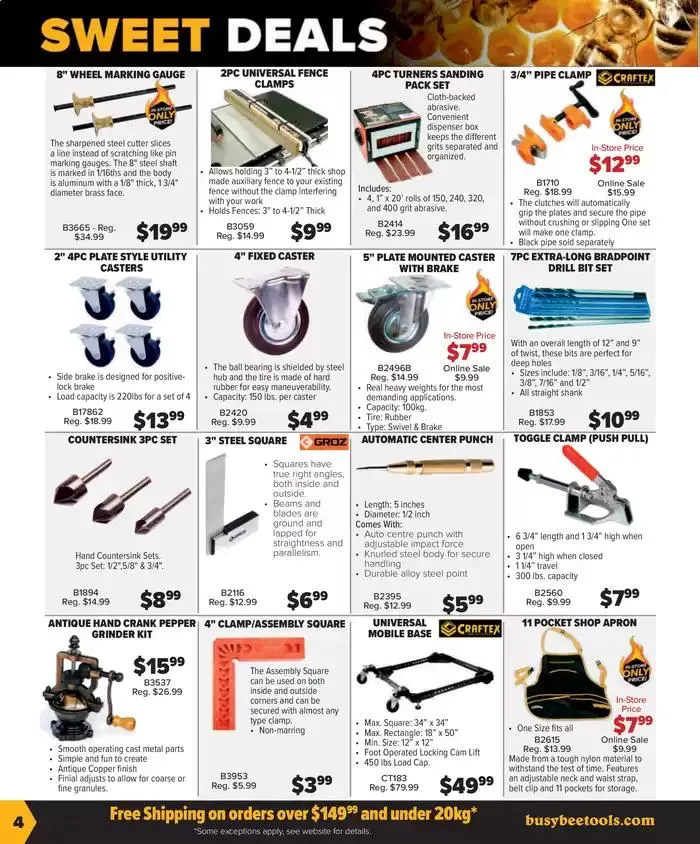 Busy Bee Tools Winter Catalogue from January 6 to March 22 2025 - flyer page 4