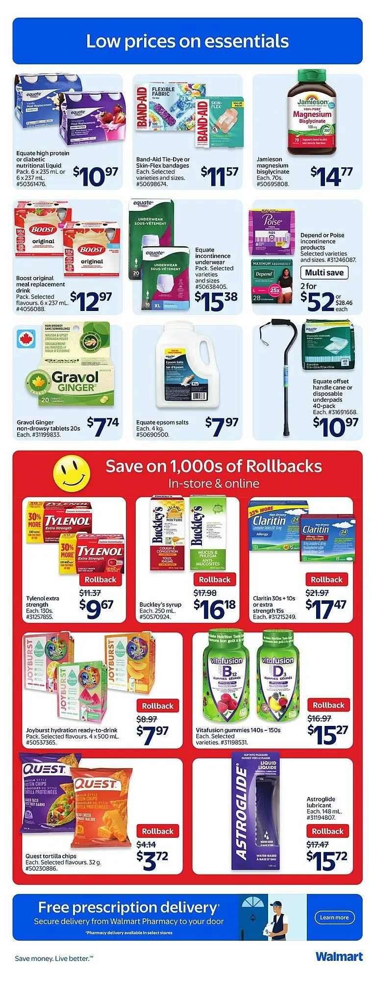 Walmart flyer from August 22 to August 28 2025 - flyer page 9