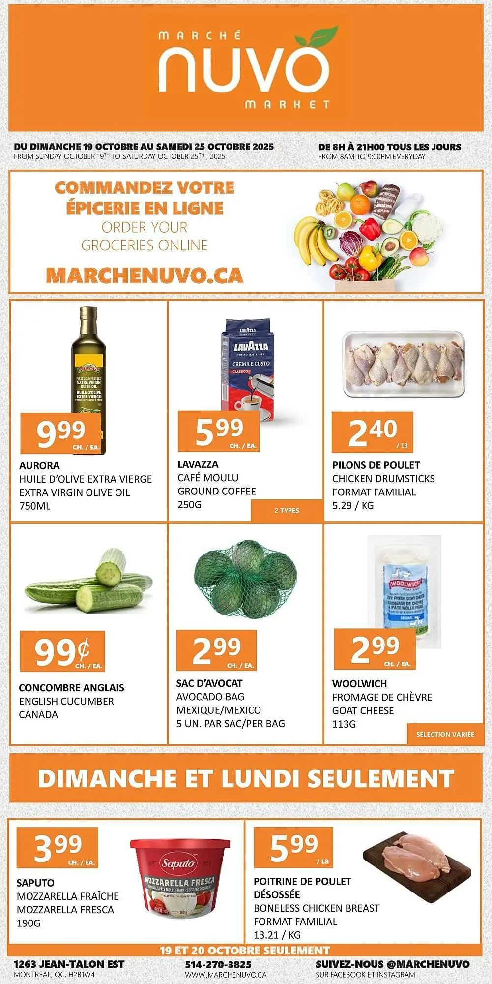 Marche Nuvo flyer from October 17 to November 1 2025 - flyer page 1