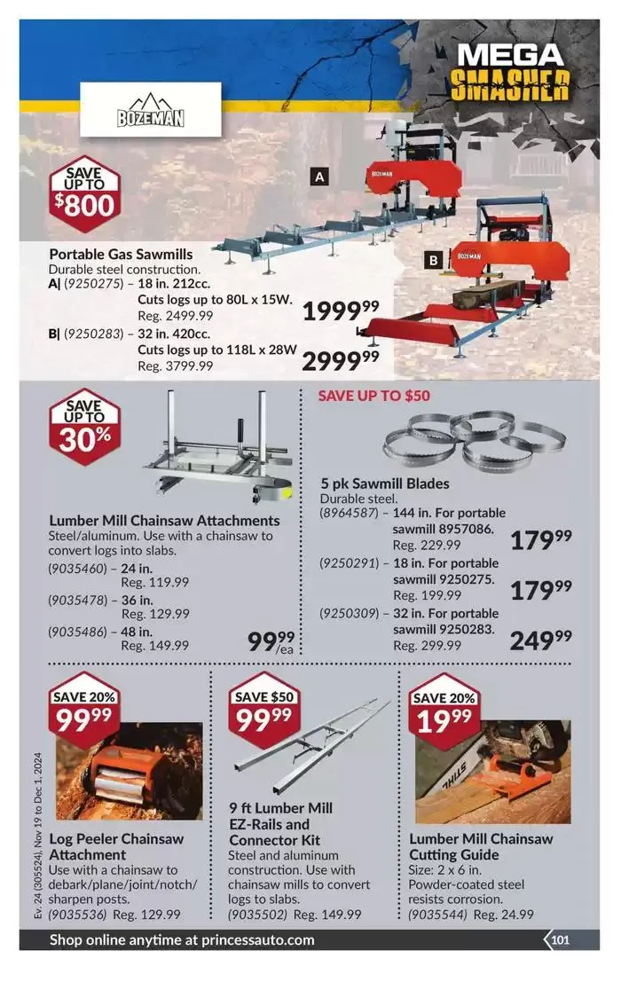 National Sale from November 19 to December 1 2024 - flyer page 109